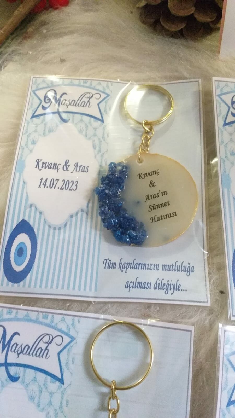 Epoksi Anahtarlık Hediyelik Söz Nişan Kına Bebek Sünnet Mevlüt HediyelikHediyeliklerbizden  Epoksi Anahtarlık Nikah Şekeri Bebek Şekeri