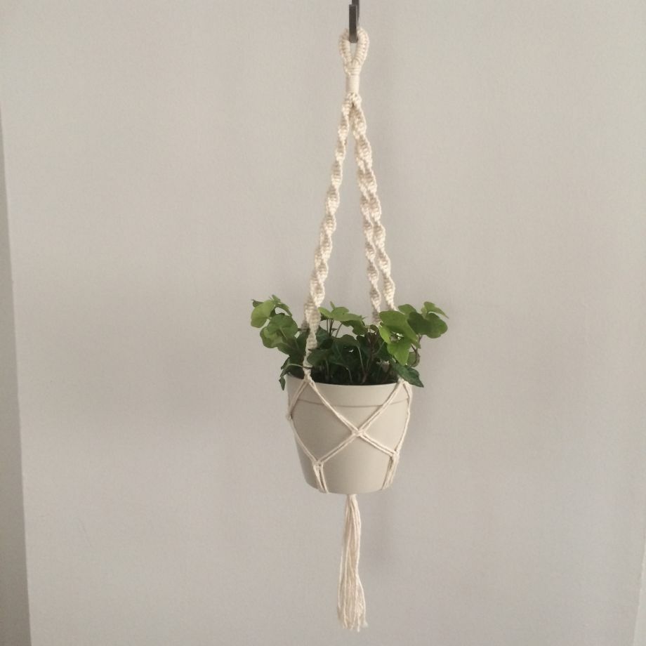 50 cm Makrome Duvar Süsü Saksılık Sarkaç