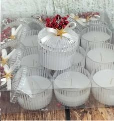 25  Adet Mika Şekerlik Kokulu Mum  Nikah Şekeri Düğün Hediyeliği Nişan Nişan Hediyeliği Söz Nişan Kına Nikah Şekeri .Doğum Günü Hediyelik