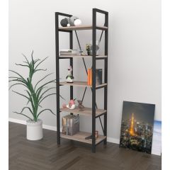 Bahar 5 Raflı Metal Kitaplık Cordoba
