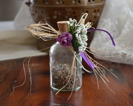 50 Adet  25 ml  Cam  Şişede Lavanta Tohumu