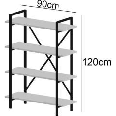 Işıl Metal Kitaplık Cordoba