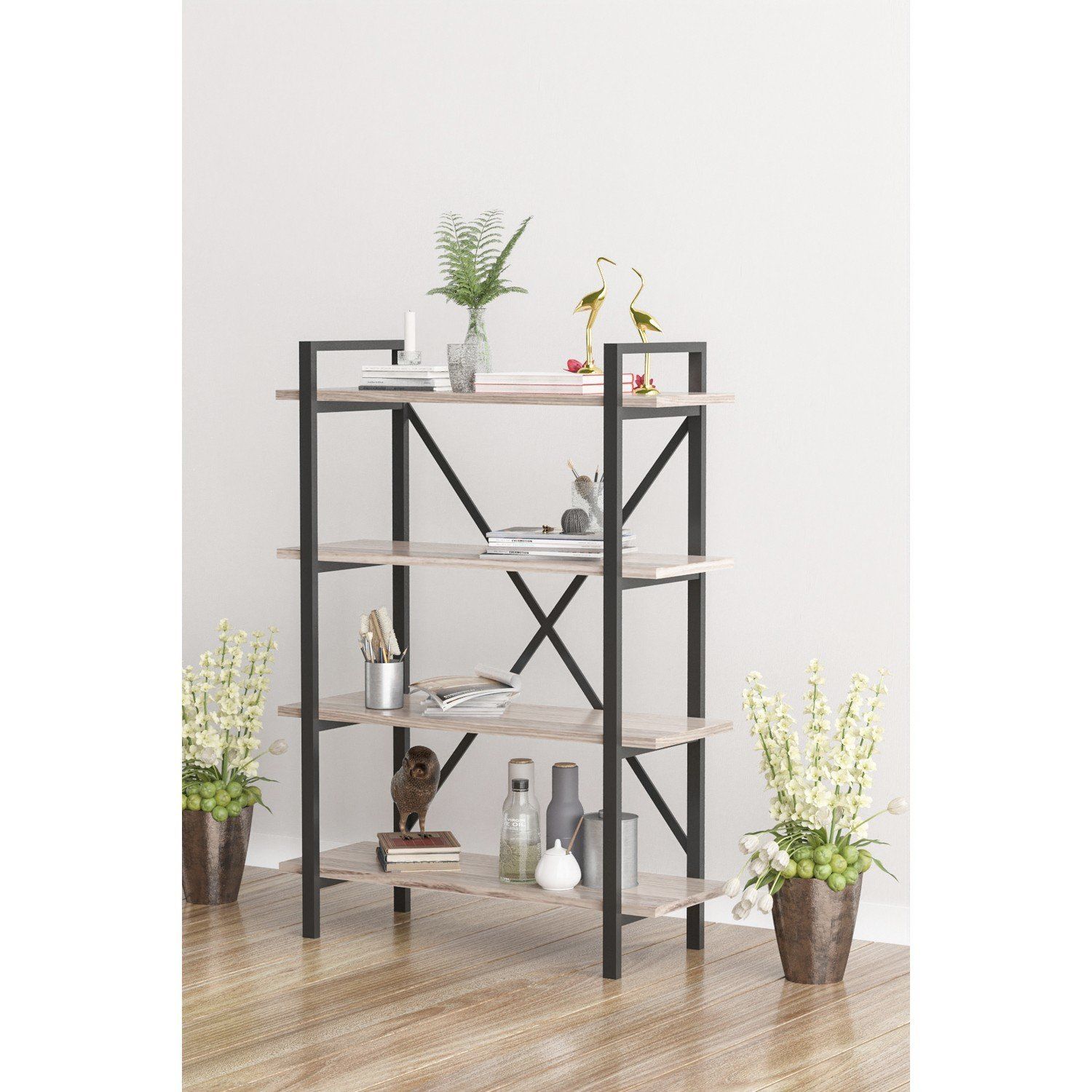 Işıl Metal Kitaplık Cordoba