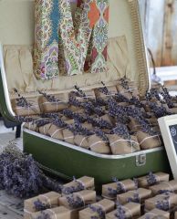 100 Adet hediyelik etiketli Lavantalı Sabun