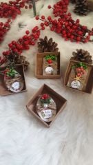 Kampanya 10 Adet Yeni Yıla Özel  Hediyelik Çiçekli Sabun Nikah şekeri