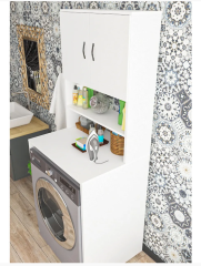 Hilal Banyo Dolabı Beyaz