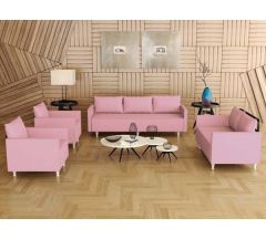 Bumerang Koltuk Takımı Pembe