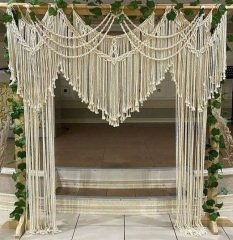 Makrome Organizasyon Gelin Damat Arka Fonu 200 x 2000