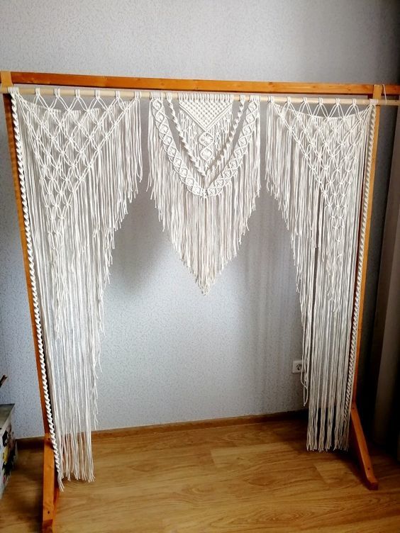 Makrome Organizasyon Gelin Damat Arka Fonu 140 x 200