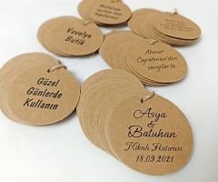 Kişiye Özel  Bubble Mum Davet Hediyeliği