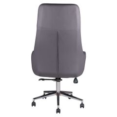 Comfort Plus Gri Deri Makam Koltuğu