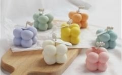 Kişiye Özel Mika Kutulu Bubble Mum Hediyelik(30 Adet)