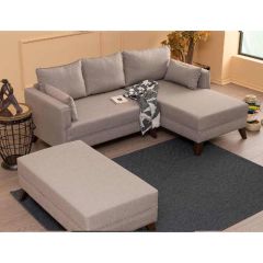 Bella Soft Mini Köşe Krem Sağ