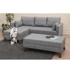 Bella Soft Mini Köşe Gri Sol
