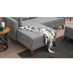 Bella Soft Mini Köşe Gri Sol