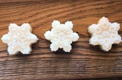 Kutulu Üçlü Kar Tanesi Mum Seti Söz Nişan Kına Hediyesi, Hediyelik Kar Tanesi  Mum Nikah Şekerii