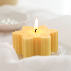 Kutulu Üçlü Kar Tanesi Mum Seti Söz Nişan Kına Hediyesi, Hediyelik Kar Tanesi  Mum Nikah Şekerii