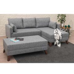 Bella Soft Mini Köşe Gri Sağ