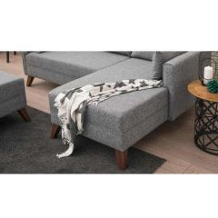 Bella Soft Mini Köşe Gri Sağ