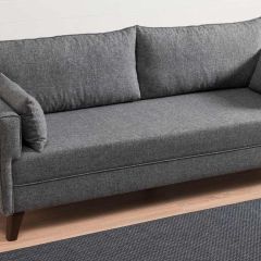 Bella Soft Yataklı Üçl Koltk Gri