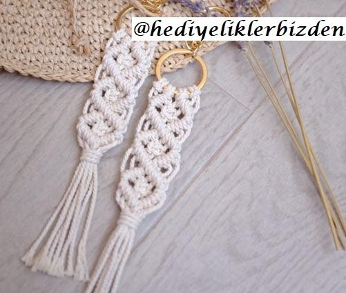 Makrome Anahtarlık KARIŞIK RENK