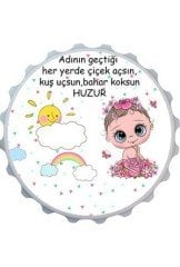 Kişiye Özel Etiket 100 Adet Delikli  Abla Kardeş Etiketi