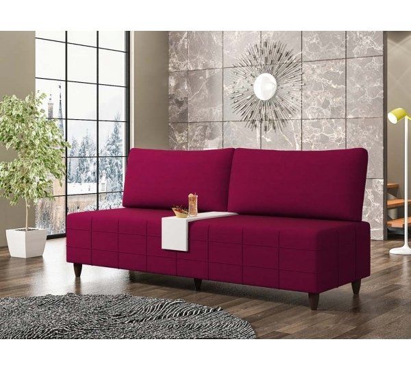 3 Kişilik Balkon Bahçe Teras Koltuğu Mürdüm