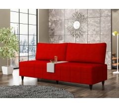 3 Kişilik Balkon Bahçe Teras Koltuğu Kırmızı