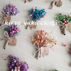 Lavantalı Kirve Yaka Çiçeği Kitli iğne Hediyeli