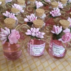 50 ml  Cam Şişede Mantar Kapaklı kolonya oda kokusu KREM