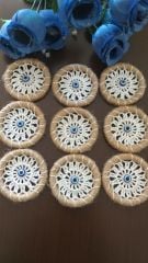 Yıl Başı Yeni Yıl Hediyesi Kraft Kutuda Dantel Nazar Boncuklu Düş Kapanı Anahtarlık