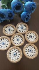 Yıl Başı Yeni Yıl Hediyesi Kraft Kutuda Dantel Nazar Boncuklu Düş Kapanı Anahtarlık