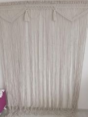 Makrome Perde Duvar Dekorasyon Duvar Süsü Organizasyon Perde 150 x 200 cm istenilen ölçüde çalışılır