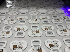 10 Adet Düğün Nişan Söz Nikah Mevlüd Doğum Günü Hediyesi - Hediyelik Magnet Açacak