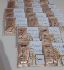 10 Adet Hediyelik Poşette Tek İçimlik Mehmet Efendi Türk Kahvesi & Çikolata Beyaz