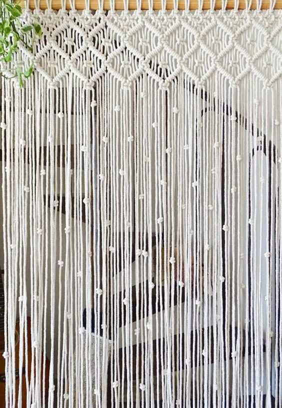 Makrome Kapı Perdesi sineklik Dekor luk 100 x 200