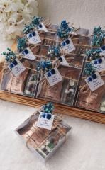 10  Asetatlı Kraft Kutuda Mehmet Efendi Türk  Kahvesi Badem Şekeri Söz Nikah Nişan Söz Hediyelikleri