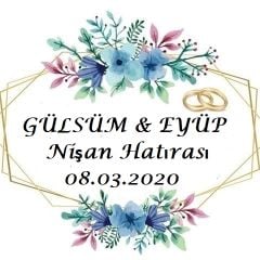 30 Adet Kişiye Özel Dökme Çikolata- Kız İsteme söz nişan kına bebek  mevlüt çikolatası