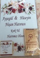 10 Adet Hediyelik Poşette Tek İçimlik Mehmet Efendi Türk Kahvesi KREM