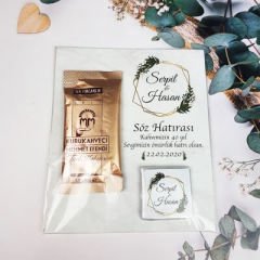 10 Adet Hediyelik Poşette Tek İçimlik Mehmet Efendi Türk Kahvesi KREM