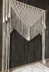 Makrome Organizasyon Gelin Damat Arka Fonu 150 x 200 Kargo Bizden