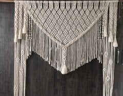 Makrome Organizasyon Gelin Damat Arka Fonu 150 x 200 Kargo Bizden