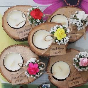 Woodbackproduct söz nişan kına nikah bebek şekeri hediyelik çiçekli eti