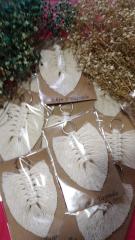 10 Adet Klipsi Makrome Anahtarlık KREM