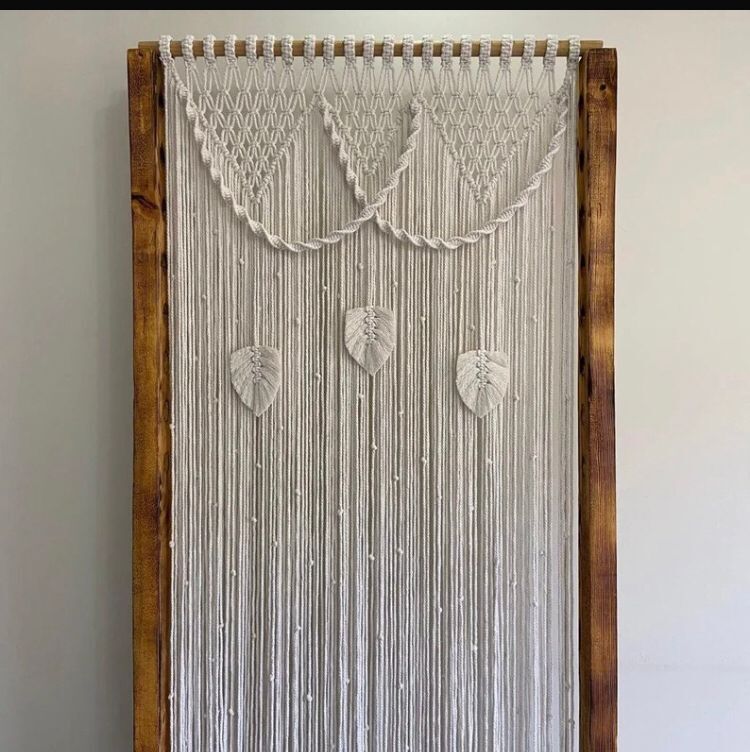 Makrome Kapı Perdesi sineklik Dekor luk 80 x 200