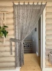 Bağcıklı Makrome mutfak salon tül Perdesi Dekorluk 90 x 200 cm hangi modeli isterseniz yaparız