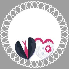 Delikli 3 x 3 cm Etiket Makrome Söz Nişan Kına Nikah Bebek Şekeri Hediyelik Ürün Etiketi