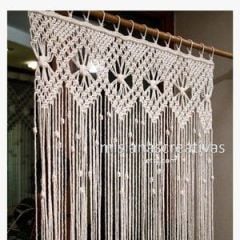 Makrome Kapı Perdesi sineklik Dekor luk 80 x 200