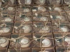 10 Adet Kutulu Hediyelik kütük mumluk