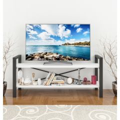 Buse Metal TV Sehpası Beyaz